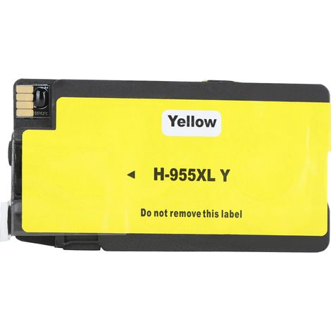 Cartouches d'encre jaune pour OfficeJet Pro 7720/7730/7740/8210/8216/8710/8720/8730955XL (1/5)
