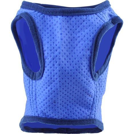 Gilet rafraîchissant pour chien - Bleu - Taille S - Confortable et frais pour l'été - Vêtements pour animaux - Veste rafraîchissante pour chien (1/3)