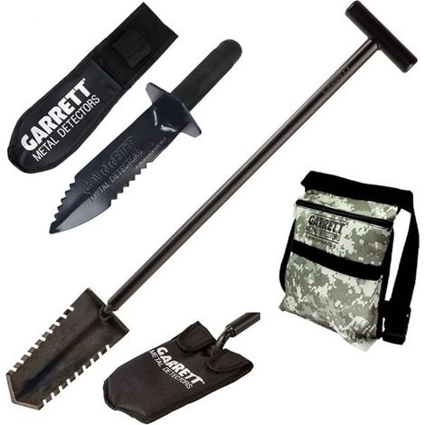 Garrett Kit scavo pala Razor Relic + Coltello Edge Digger + Sacca Camo