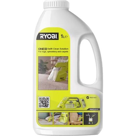 Ryobi RBACLS-01 Detergente 1 Litro Moquettes Tessuti Imbottiture