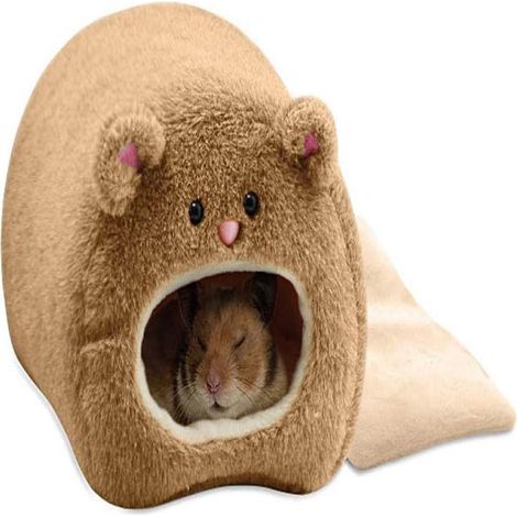Cozy cave for rats, soft winter nest cage, accessory for hamsters, gerbils, and guinea pigs