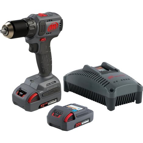 Perceuse-Visseuse Sans Fil 20V, Noir, 50Nm, Moteur sans Balais, Mandrin 1/2", Composit-Set avec 2 Lithium Batteries (1/5)
