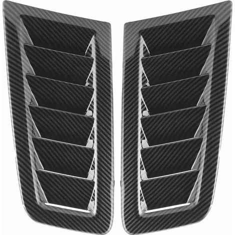 Universelle Motorhaubenentlüftungen aus Kohlefaser – 2 Stück  Focus RS MK2-Stil (1/5)