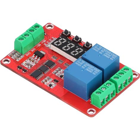 Module de relais temporisé programmable 2 canaux 5V 12V 24V avec (1/5)