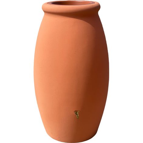 Récupérateur d'eau de pluie jarre rotomoulé 1000 L – Résistant aux intempéries – Design en terre cuite – Écologique et esthétique – Bellijardin (1/3)