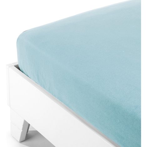 Drap Housse Coton – Drap Doux, Respirant et Durable, Lavable, disponible en 90x200, 130x200 et 180x200 cm - Linge de Lit (1/2)