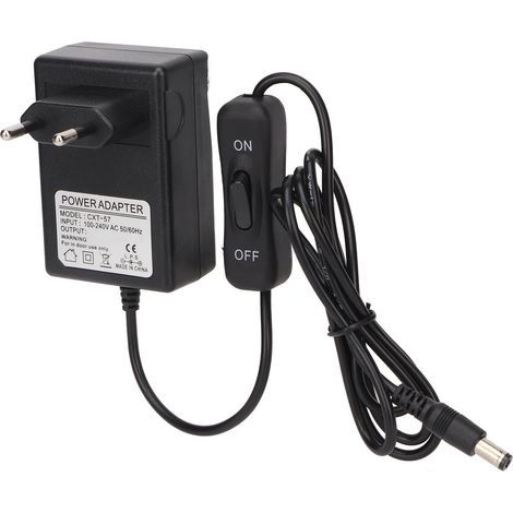 Alimentation 7.5V 2.5A pour Stylo à Découper la Mousse 10cm - Transformateur Compact Portable Noir - Fiche EU (1/5)