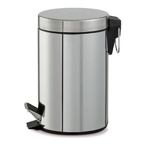 Perfetto 0445 Mülleimer 3 l Rund Edelstahl