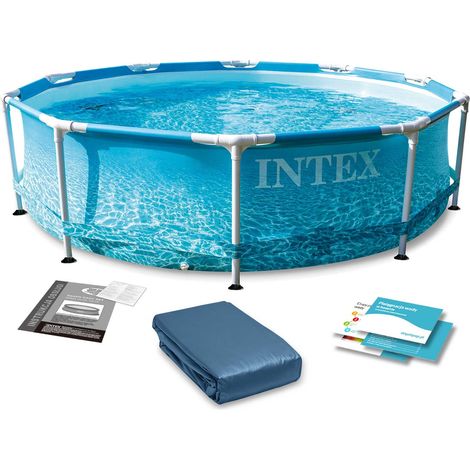 Piscina con estructura de 305x76 cm, 6 en 1, INTEX 28206