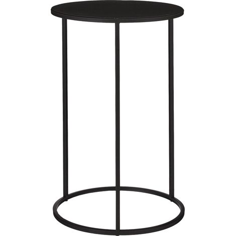 Mica Beistelltisch Quinty Ø 32 x H 50 cm schwarz Beistelltisch