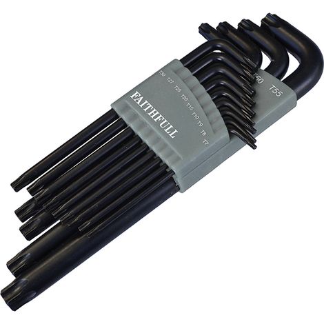 Faithfull Star Long Arm Key Set of 13 (TX7-TX55) FAITKS13L (1/2)