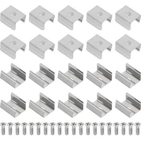 60 Pieces LED Strip Clips Mounting Brackets (1/5)