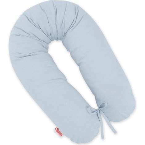 Fodera in cotone per cuscino per gravidanza lunga - Blu (1/4)