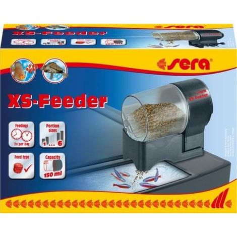 Sera XS-Feeder Automatischer Futterspender schwarz 150 ml