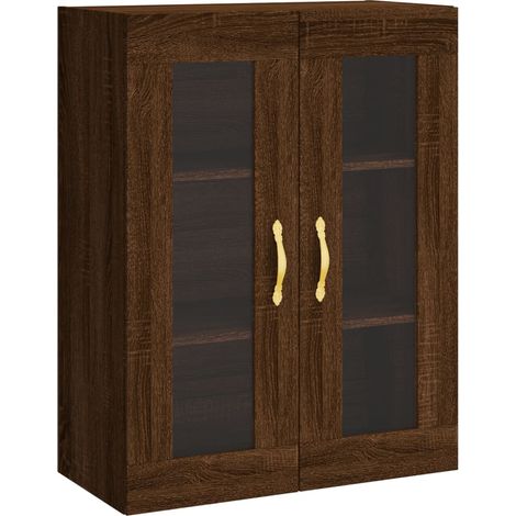 Maison Exclusive - Mobile a Parete Rovere Marrone 69,5x34x90 cm (1/5)