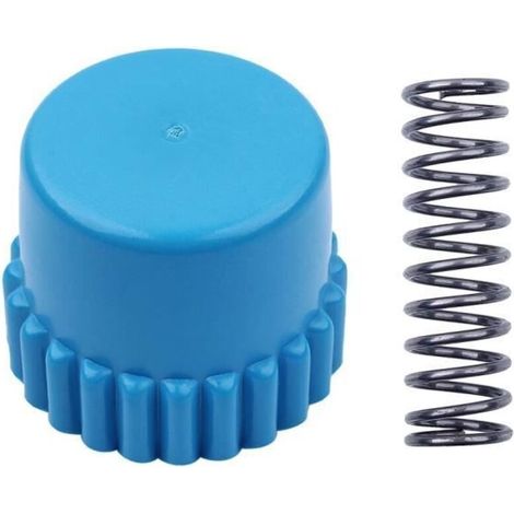 Adjustment knob and spring for Husqvarna T25 trimmer, part number 537338701. (1/4)