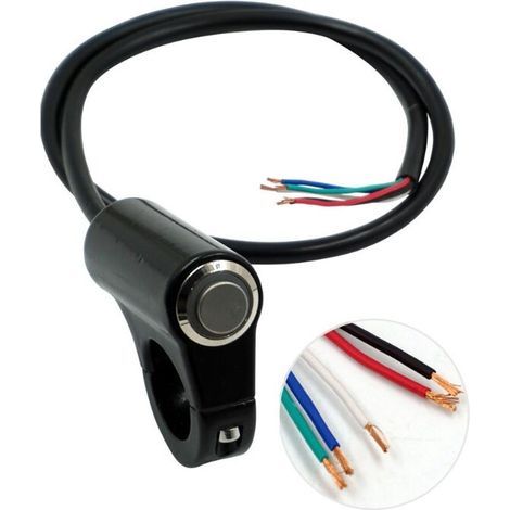 Health Gear Waterproof Handlebar Switch, Motorcycle Handlebar Switch, Motorcycle Push Button, Motorcycle Switch, Handlebar Control Switch (1/4)