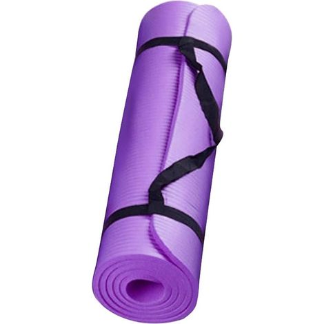 Dicke Sportmatte 15 mm mit rutschfester Oberfläche für Fitness und Yoga – Yogamatte – Trainingsmatte (1/4)