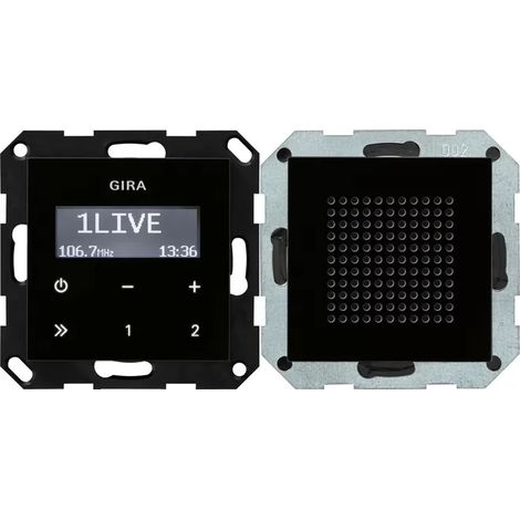 Gira UNTERPUTZ RADIO RDS SYSTEM 55 (228005) (1/2)