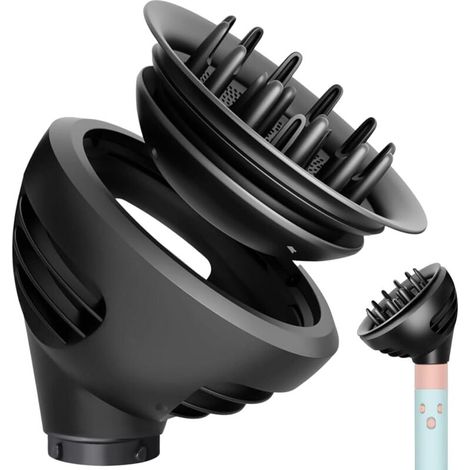 Fixbetter Diffuseur Wave+Curl pour Dyson Airwrap HS01 HS05 HS08 Accessoire, embout pour dyson airwrap, conversion pour Dyson Airwrap Styler en sèche-cheveux