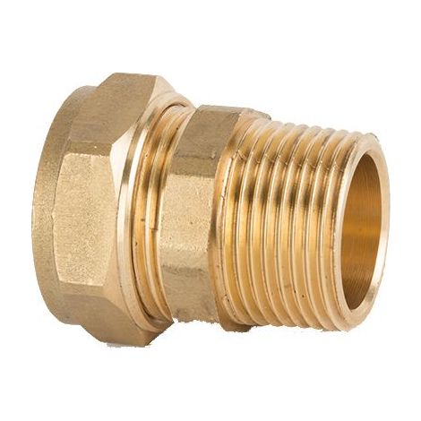 PrimaPlus 15mm x 1/2" Male Taper Compression Elbow Fitting (1/3)