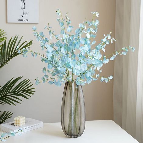 Orchid Artificielle - Vase Faux Orchidée Phalaenopsis 92 cm - Décoration Intérieure Salon Chambre Bureau Hôtel - Lot de 1 (1/5)