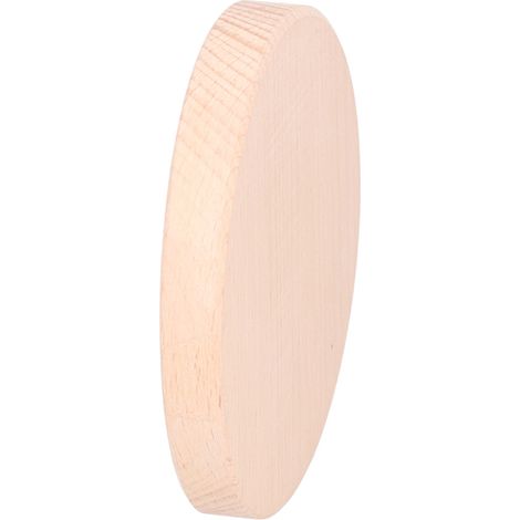 Sous-verre rond en bois naturel - Dessous de verre et de plat résistant à la chaleur pour cuisine et salle à manger - Protection de table (1/5)