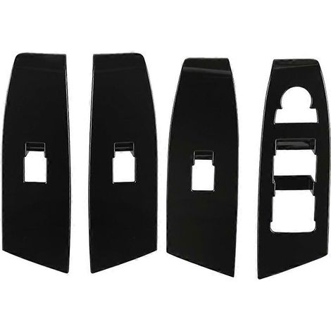 Pour CX-50 CX50 2023 Version US Boutons de lève-vitre, cache en verre, cadre, garniture, accessoires Noir brillant (1/5)