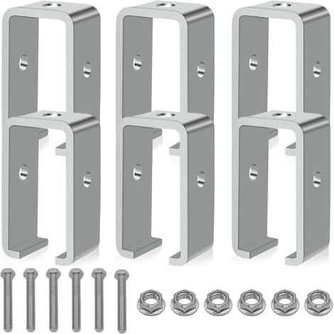 P1834-EG, Lot de 6 supports de suspension intermédiaires pour canal d'entretoise de 3,8 cm (1/5)