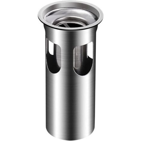 Bouchon de vidange anti-odeurs, clapet anti-retour, accessoires de vidange pour cuisine et salle de bain, lot de 1 (version longue) (1/4)