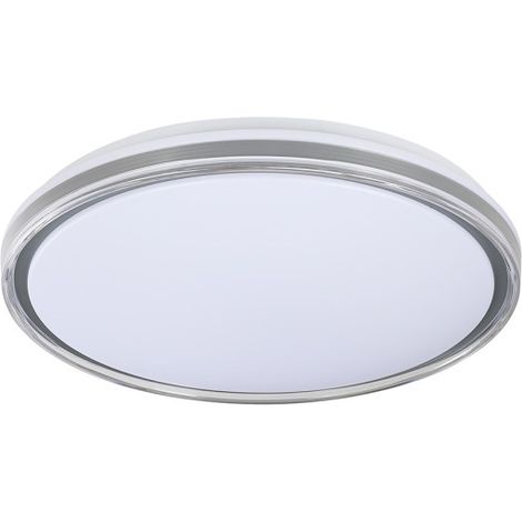 Plafoniera LED 72W 6480lm 3000-6000K 40cm Bianco/Grigio Dimmerabile Serie Nevado