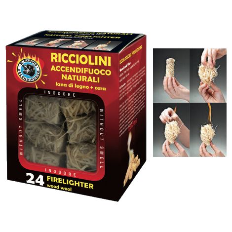 ACCENDIF.RICCIOLINI 24PZ