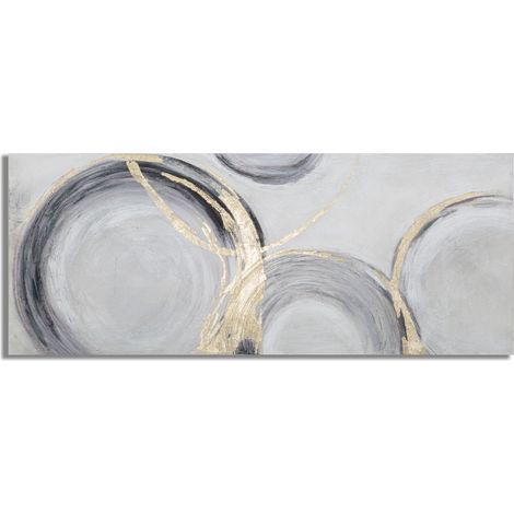 Dipinto su Tela Circly 150x3,8x60 cm in Legno di Pino e Canvas Multicolor (1/5)