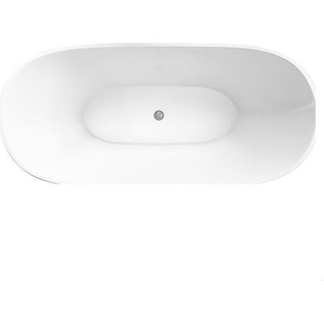 Modern Double Ended Bath, 1160 x 551 x 720mm, White