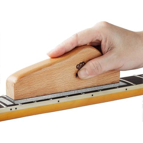 Lime de nivellement de frettes de 15 cm (6 pouces) pour guitare, outil de réparation de luthier, lime de précision pour guitares acoustiques et électriques (1/5)