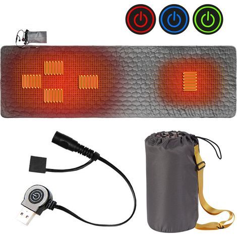 USB-beheizbare Isomatte, Isolierung, Outdoor-Camping, beheizte Schlafmatte