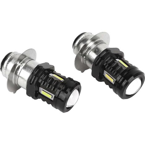 Paire d'ampoules LED de phares de 120 W pour motos, feux de route et feux de croisement, adaptées aux motos, quads et SSV.