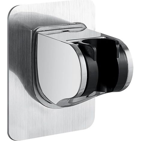 Shower Head Holder, Suction Cup Shower Head Holder, No Drilling, Adjustable to 45°, Compatible with All Heads, for Bathroom Shower Head Holder (1/5)