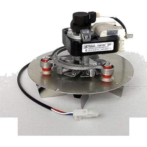 Estrattore fumi stufa pellet ventilatore universale 48W TRIAL + ENCODER CAVETTO, Argento (1/2)