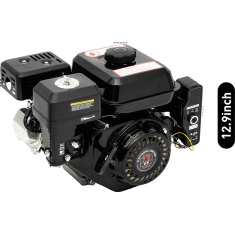 Moteur à gaz, 7,5 ch, 210 cc, Démarrage manuel ou électrique (1/2)