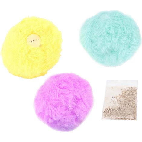 Fluffy Cat Toy Soft and Interactive Playing Cat Hunting Toy Ball for Cat Exercise (1/5)