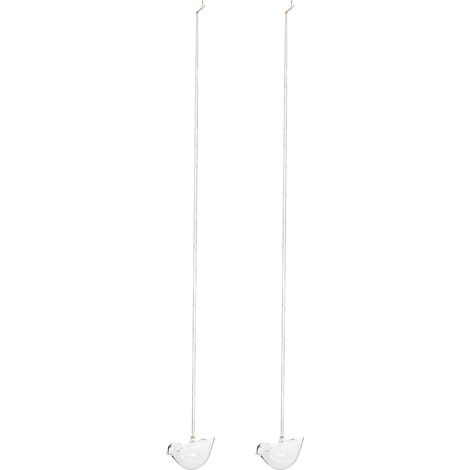 Vase en verre Hemoton forme d'oiseau délicat pour suspension de plantes (1/5)
