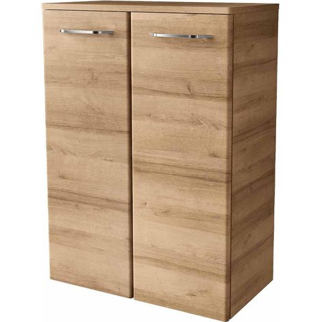 FACKELMANN Milano Doppel-Midischrank - 60cm - Ast Eiche (1/5)