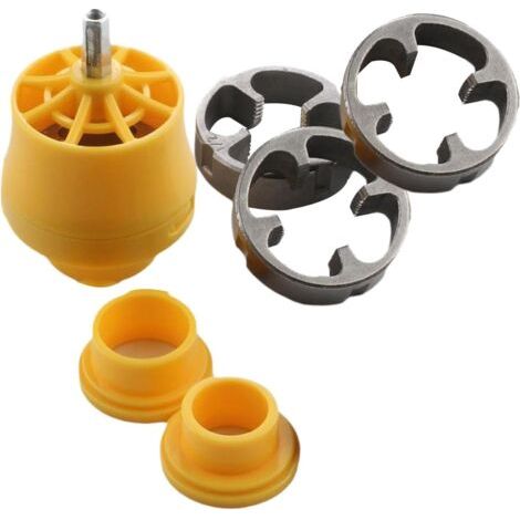 Kit De Filières De Tuyaux En Plastique - Outil Manuel Pour Filières De Tubes Outil Pour La Création De Fils Lisses Outil Manuel Pour Les Systèmes Hydrauliques Kit Complet De Fils (1/5)