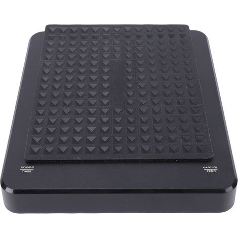Balance à café avec minuteur, précision 0,1 g, rechargeable par USB-C, écran rétroéclairé et tapis en silicone. (1/5)