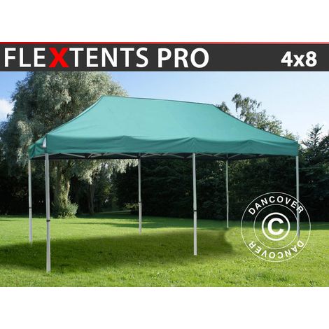 Pop up gazebo FleXtents PRO 4x8 m Green
