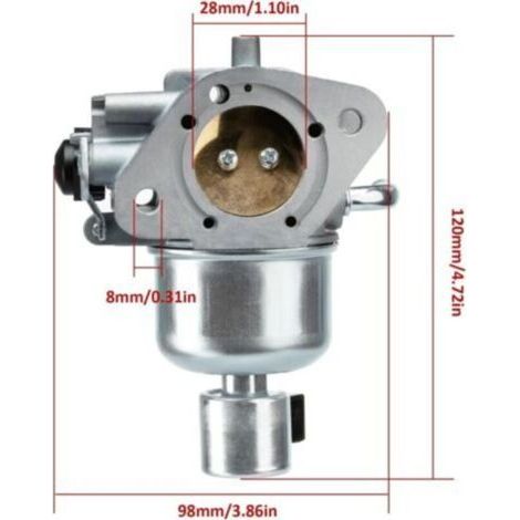 NALOOKAMIC Carburateur compatible avec les moteurs Kohler KT725 KT730 KT735 KT740 KT745 avec kit d'entretien de filtre à air, tondeuses, tracteur, remplace 16 853 19-S, 32 853 67-S, 32 853 63-S (1/3)