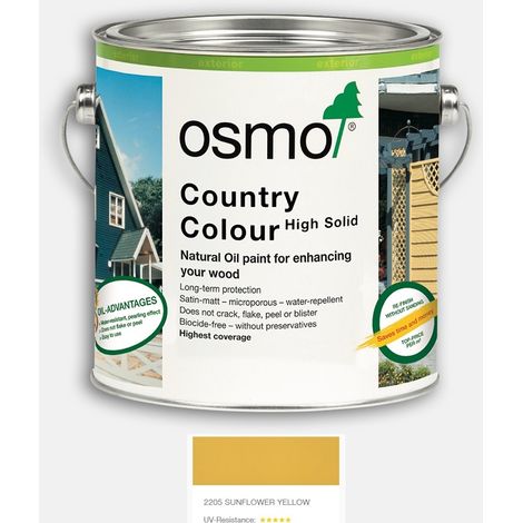 Osmo Country Colour - Sunflower Yellow - 2.5 Litre