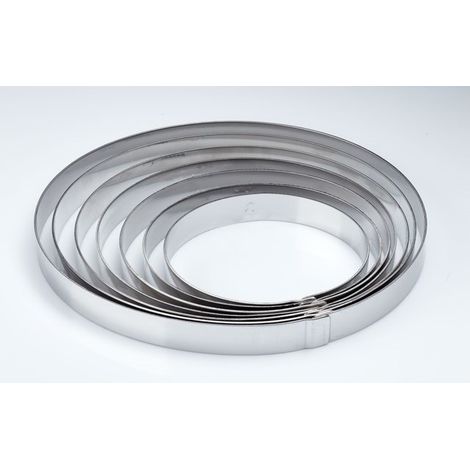FASCIA INOX CERCHIO CM.20 H.2 X2002