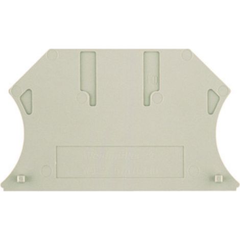 Plaques d'obturation et plaques séparatrices Weidmüller WAP 2.5-10 BL 1050080000-1 1 pc(s)